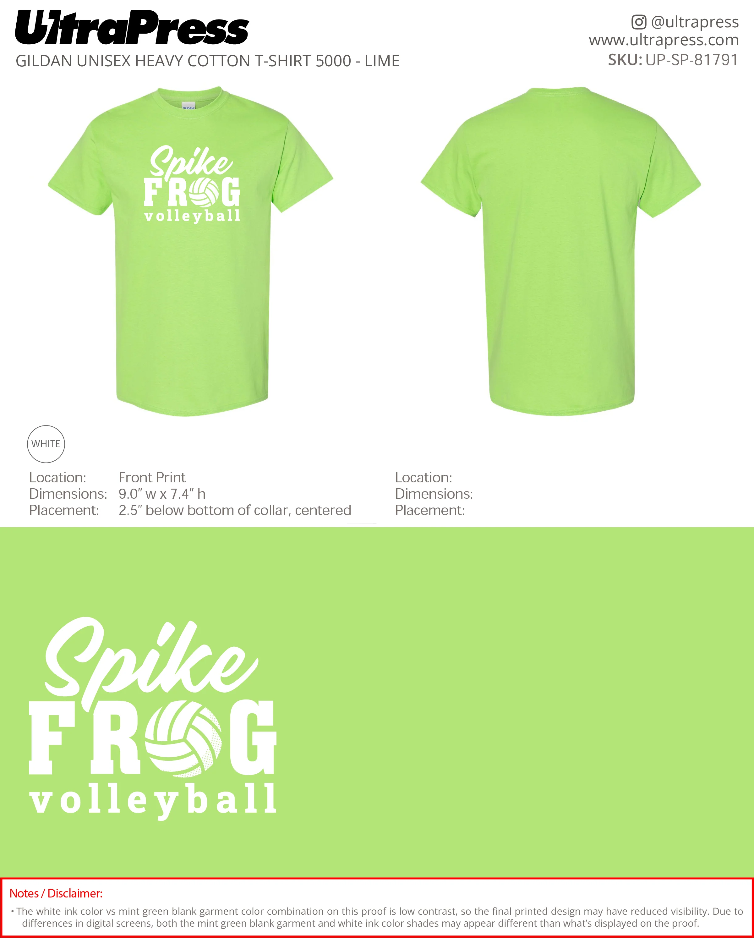 UP-SP-81791 Spike Frog Spike - Melissa Hinnant 100 Min Qty (Bulk) - Image 13