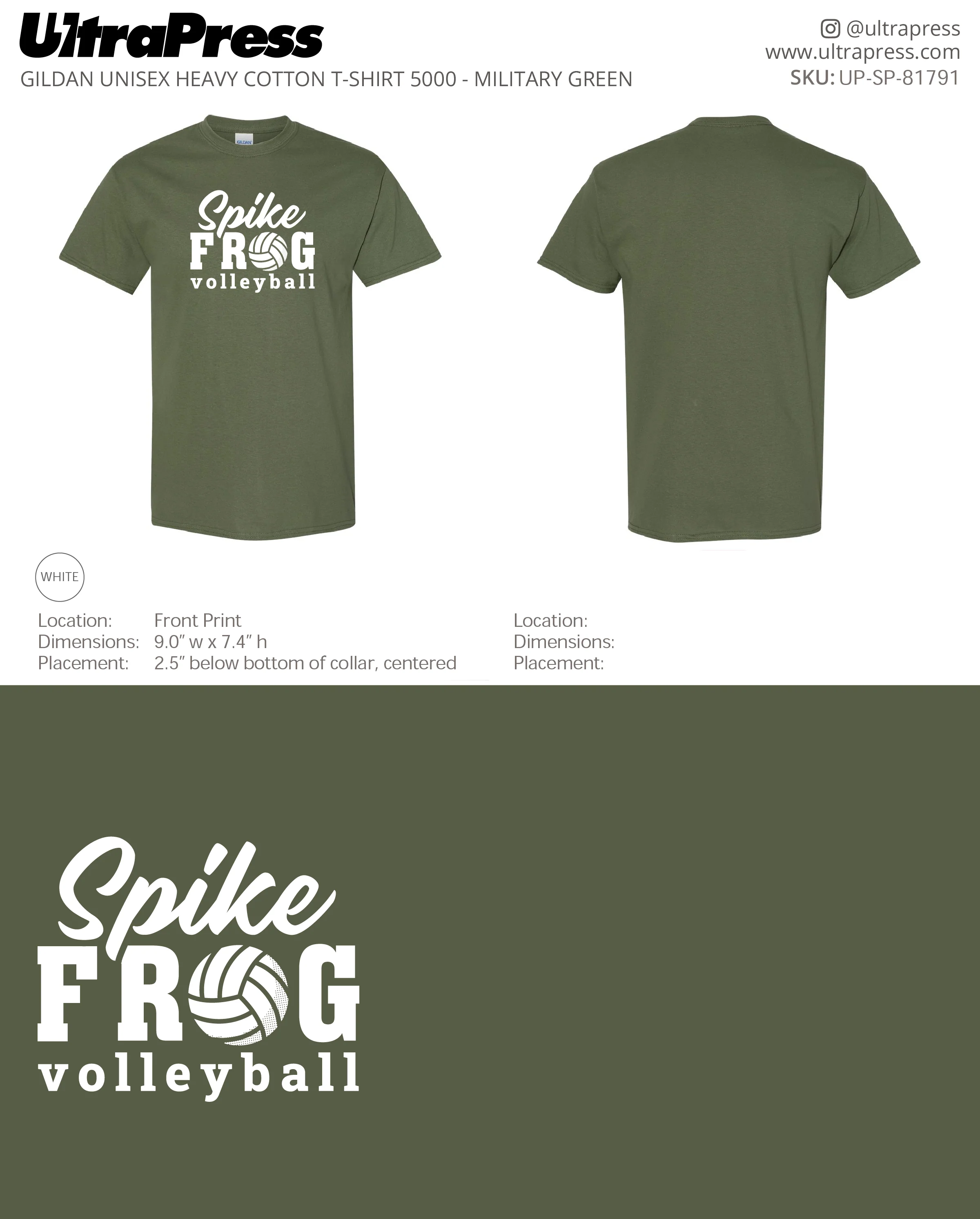 UP-SP-81791 Spike Frog Spike - Melissa Hinnant 100 Min Qty (Bulk) - Image 2