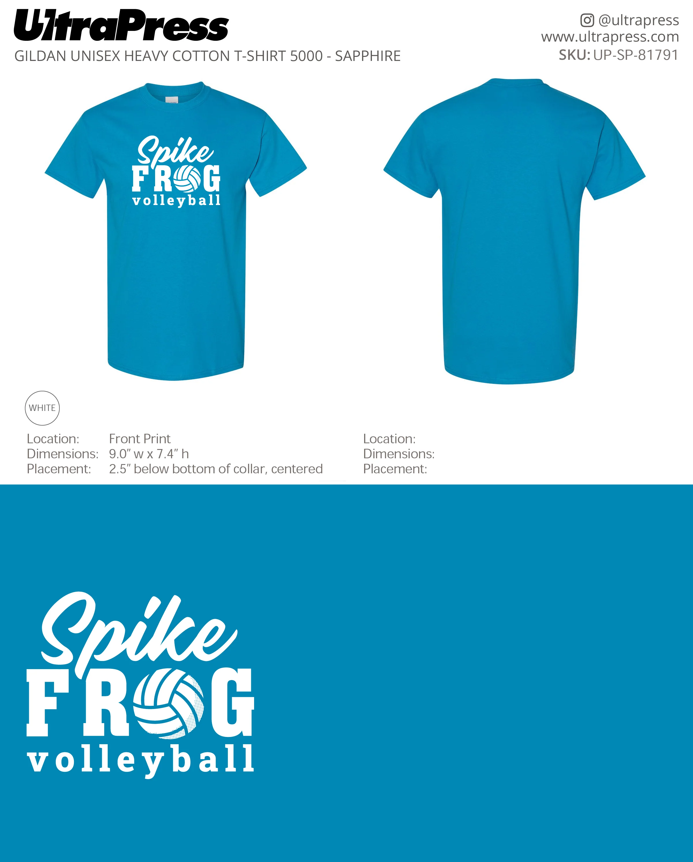 UP-SP-81791 Spike Frog Spike - Melissa Hinnant 100 Min Qty (Bulk) - Image 5