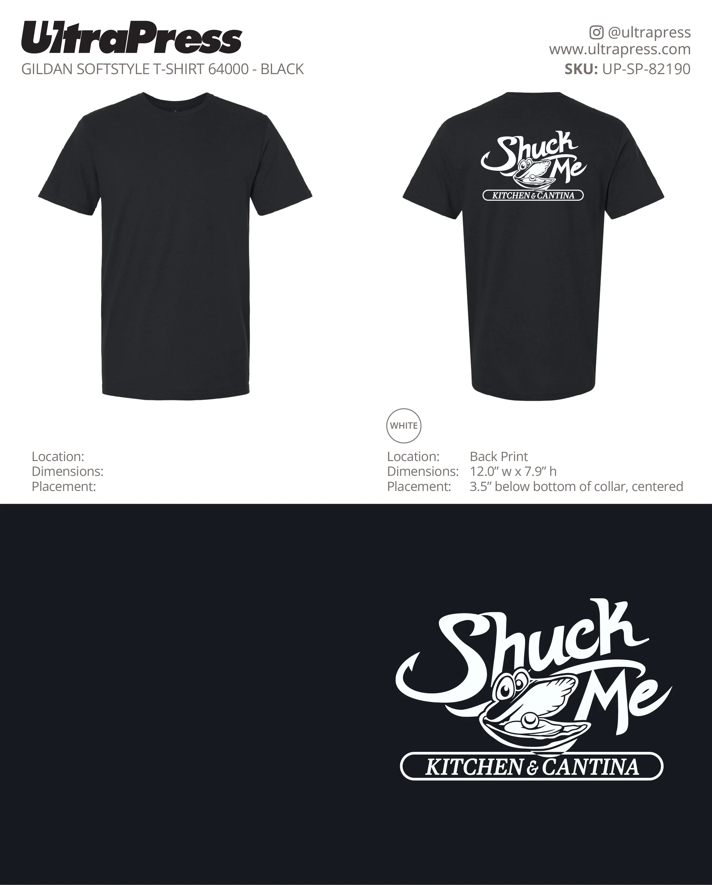UP-SP-82190 Shuck Me Kitchen & Cantina - Bill Curci 100 Min Qty (Bulk) - Image 2