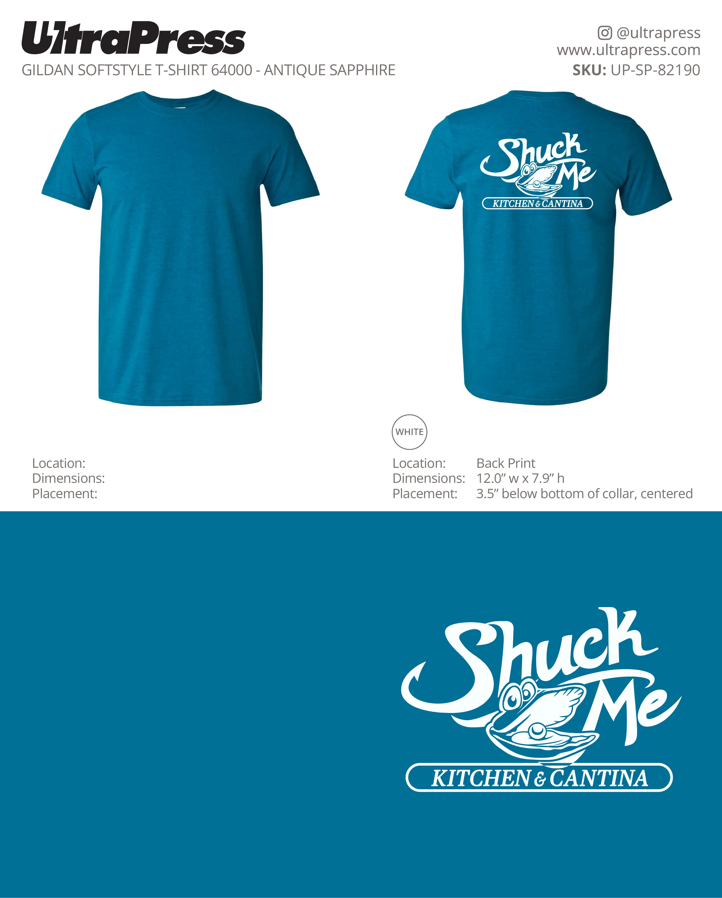 UP-SP-82190 Shuck Me Kitchen & Cantina - Bill Curci 100 Min Qty (Bulk) - Image 3