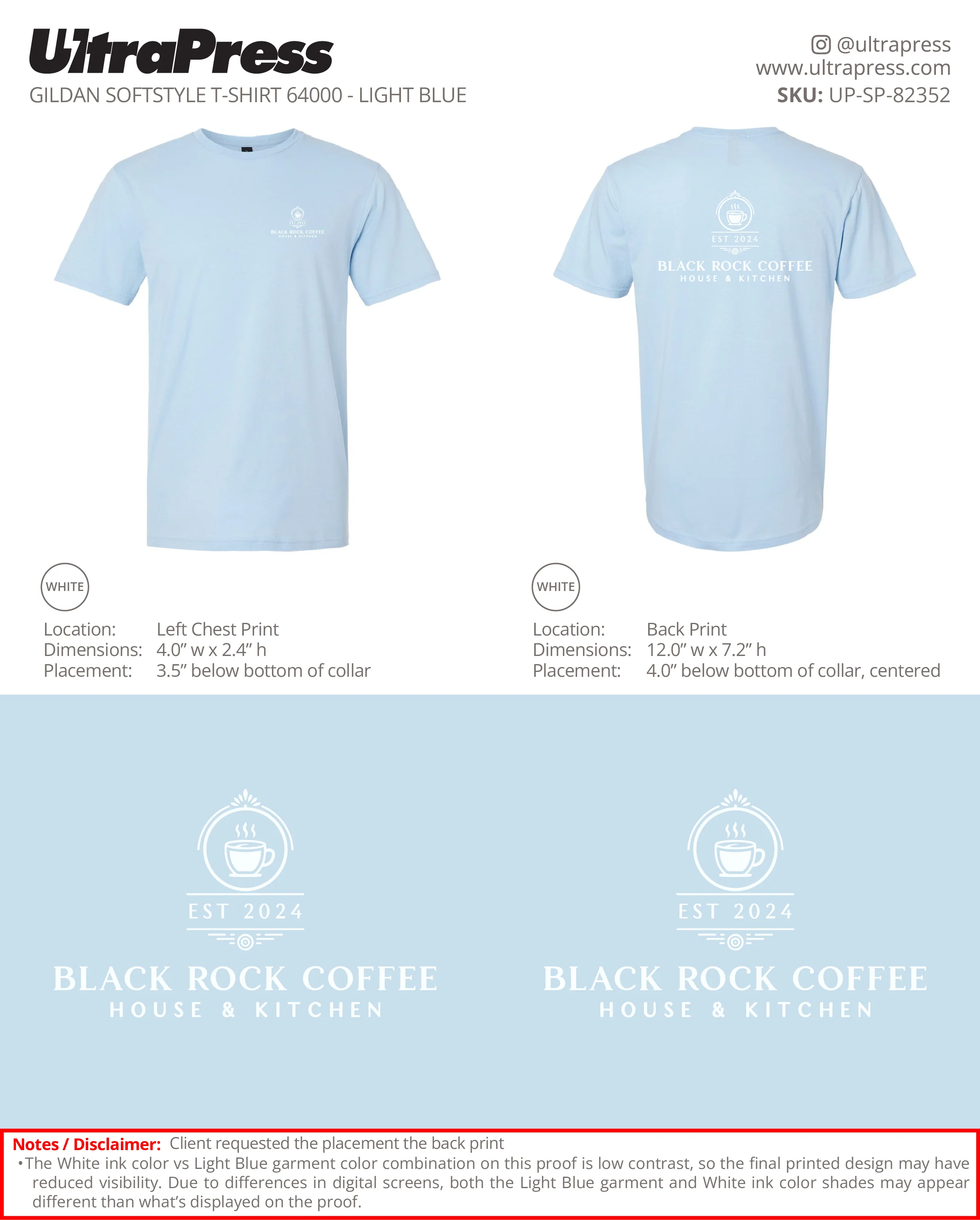 UP-SP-82352 Black Rock Coffee - Kemal Cecunjanin 100 Pieces Package Deal (Bulk)