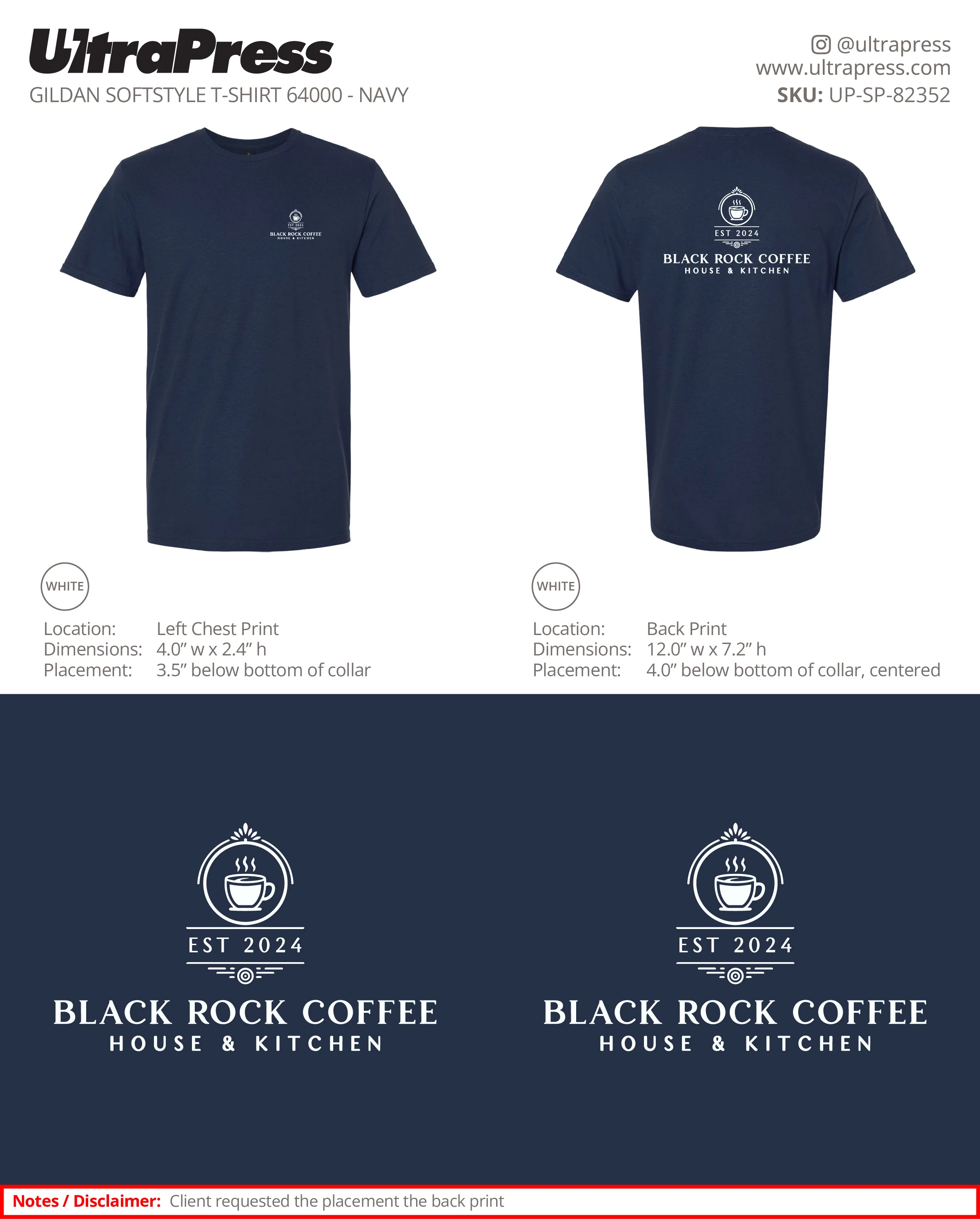 UP-SP-82352 Black Rock Coffee - Kemal Cecunjanin 100 Pieces Package Deal (Bulk) - Image 3