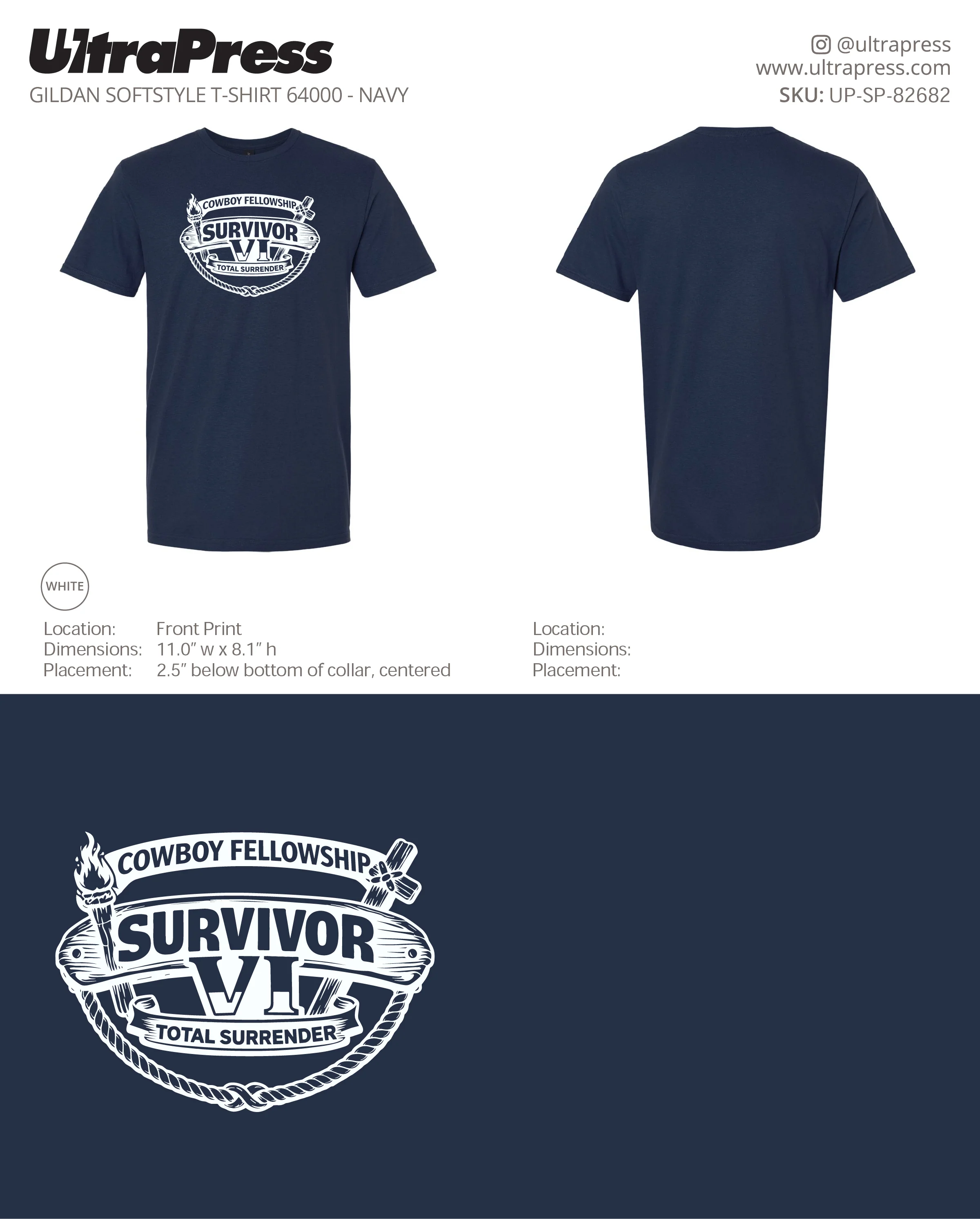 UP-SP-82682 Cowboy Fellowship Survivor - Phillip Puett - 100 Min Qty Package Deal (Bulk) - Image 2