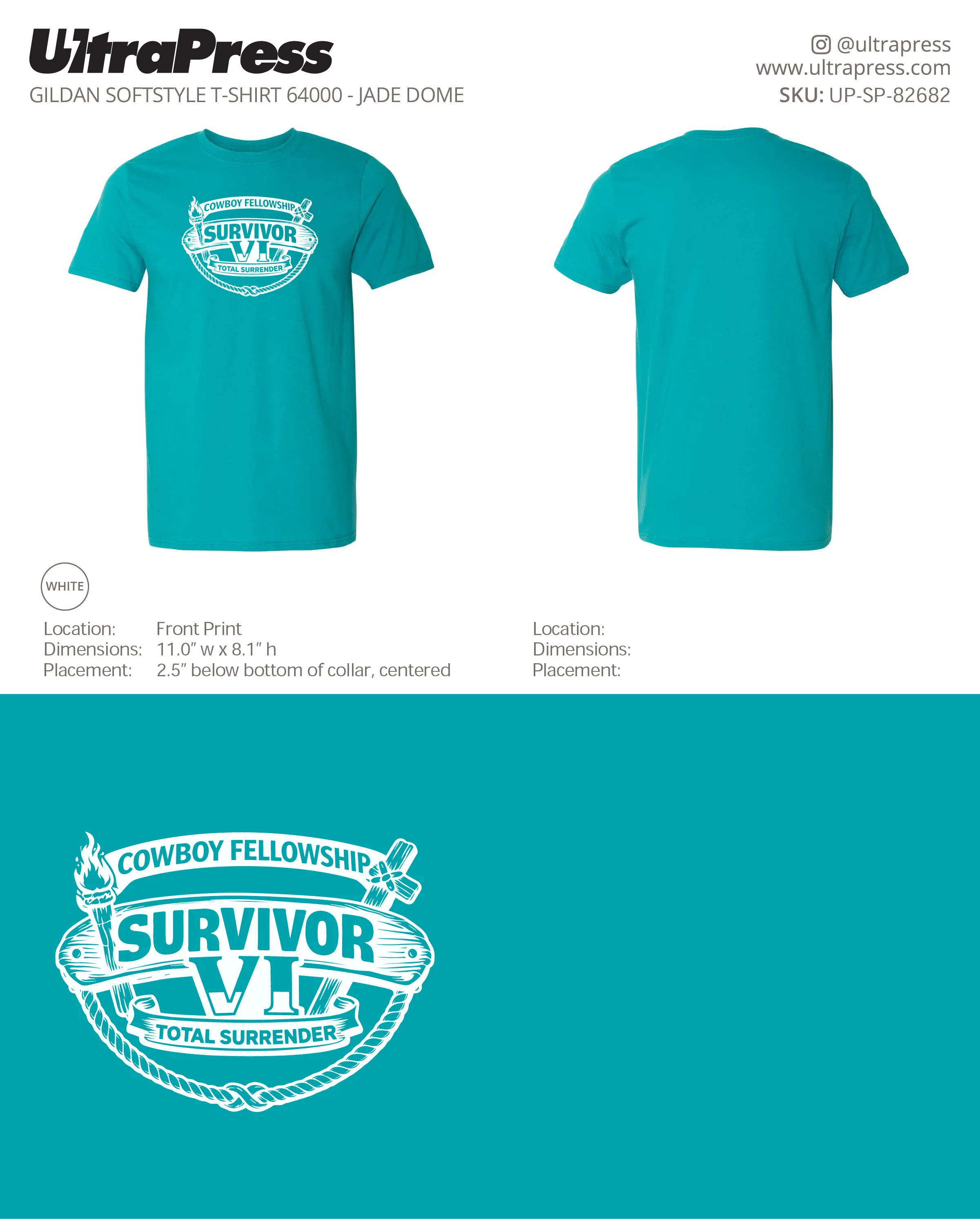 UP-SP-82682 Cowboy Fellowship Survivor - Phillip Puett - 100 Min Qty Package Deal (Bulk) - Image 3