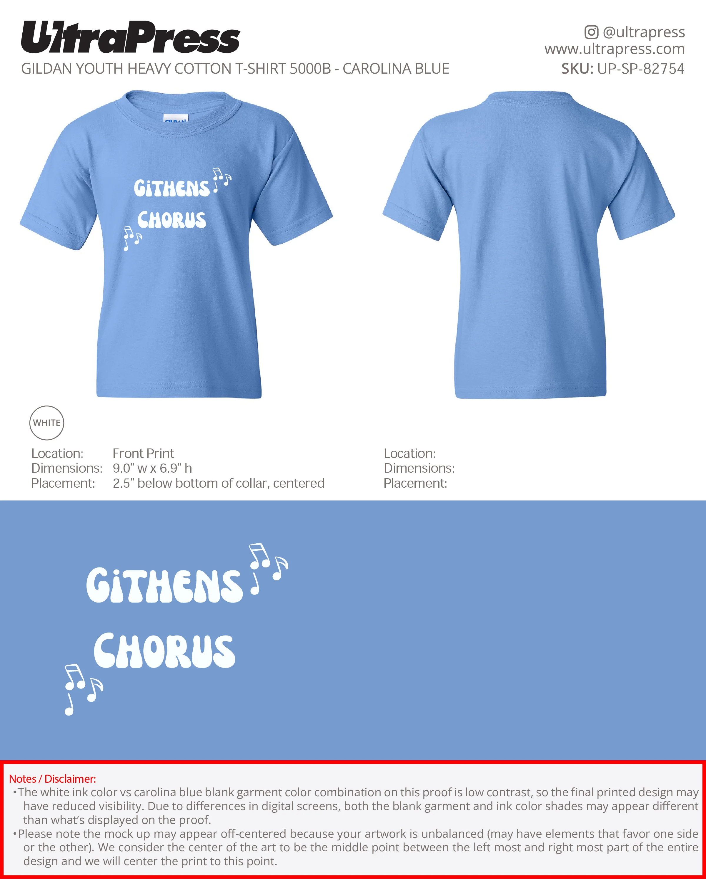 UP-SP-82754 Githens Chorus - Jason Mihalik 100 Pieces Package Deal (Bulk)