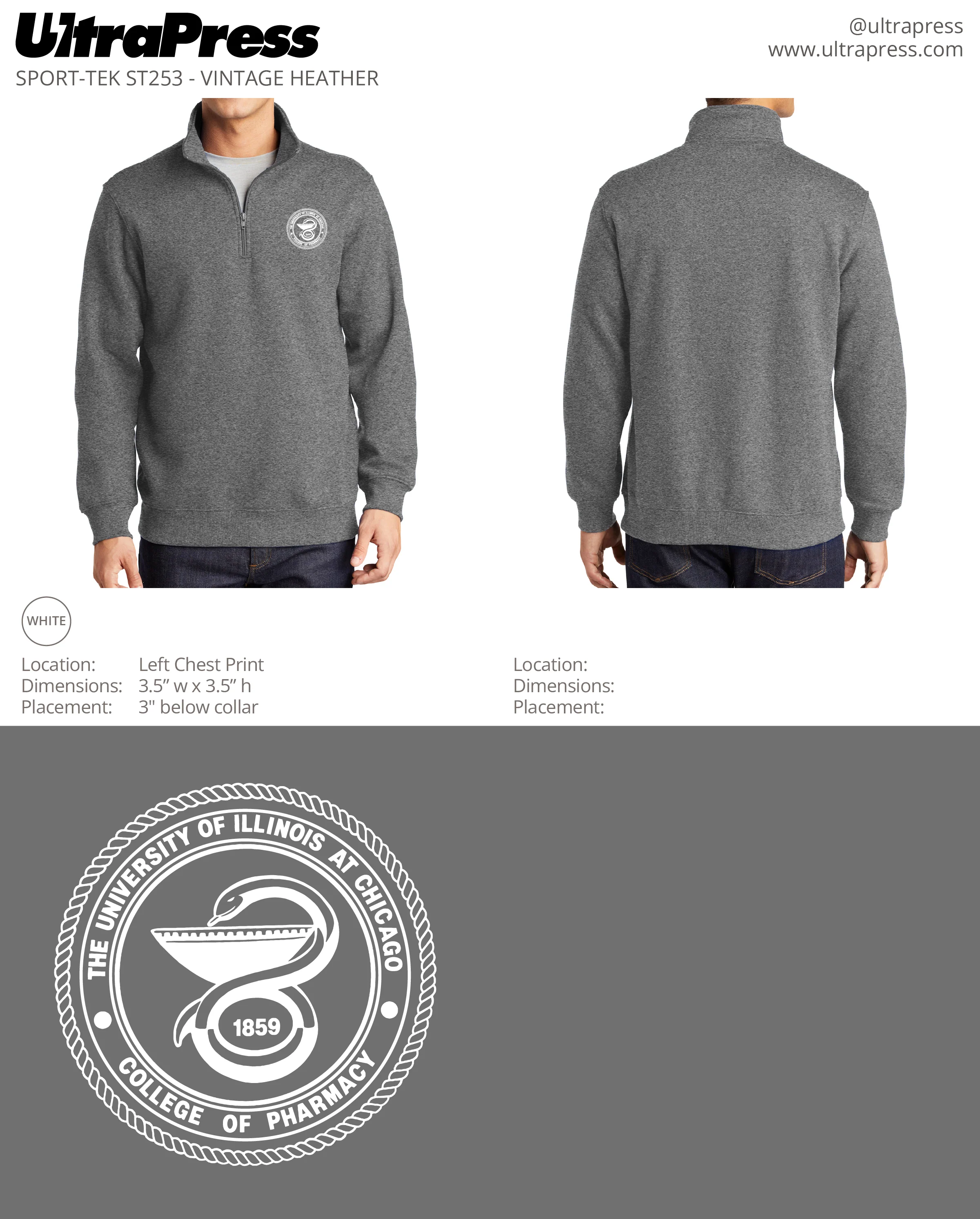 UP-UICCP-60524 UICCP Quarterzips 2023 24 Min Qty (Bulk) - Image 2