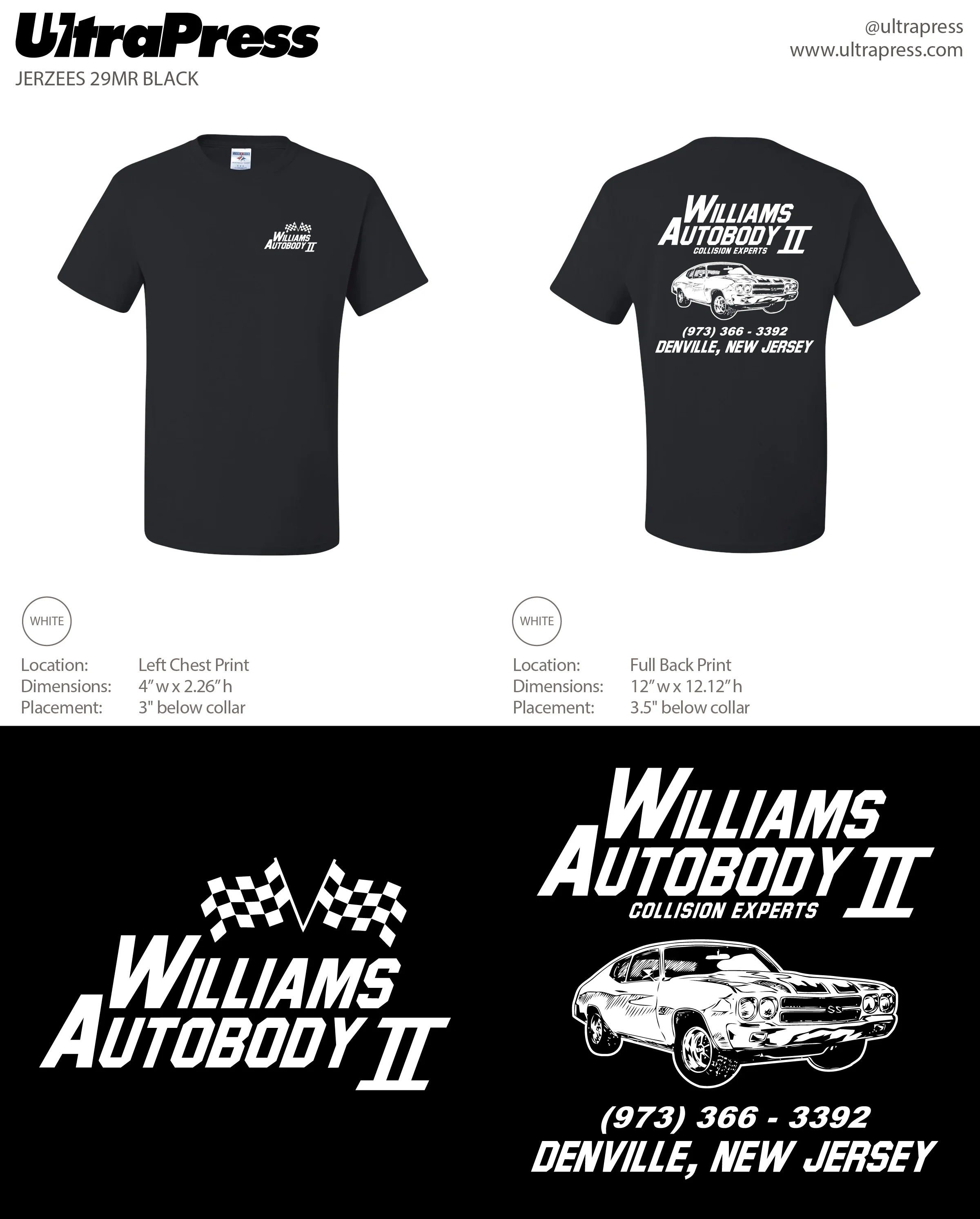 UP-WAB-60000 Williams Autobody Chevelle 72 Min Qty (Bulk)